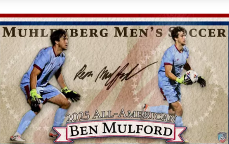 Mulford Named to All-America Soccer Team