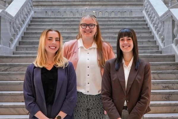 Representation of the achievement named 'Three students represent Utah Tech University on Capitol Hill'.