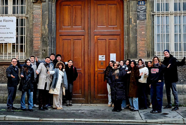 Representation of the achievement named 'France Pilgrimage Connects Students to Lasallian Legacy'.