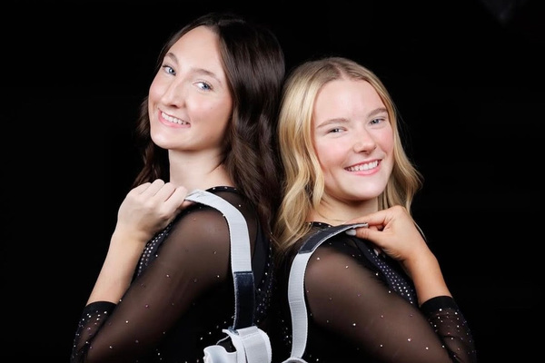 Representation of the achievement named 'CLHS Cadets, Makenzie Bowen & Remmington Tallent Soar at the State Gymnastics Meet'.