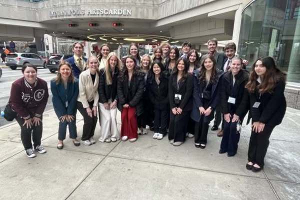 Representation of the achievement named 'CLHS DECA Students Shine at State and Advance to International Competition'.