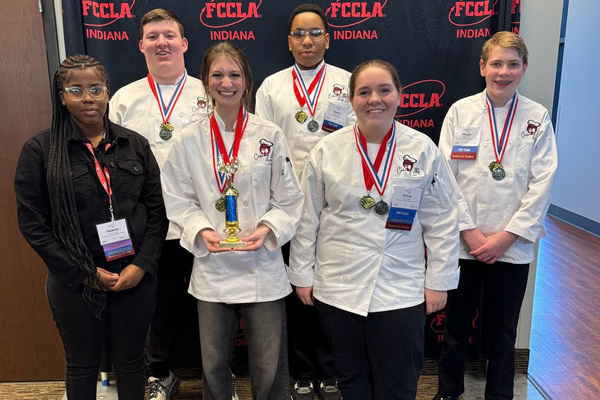 Representation of the achievement named 'Cadets Bring Home GOLD & SILVER at  FCCLA State Competition'.