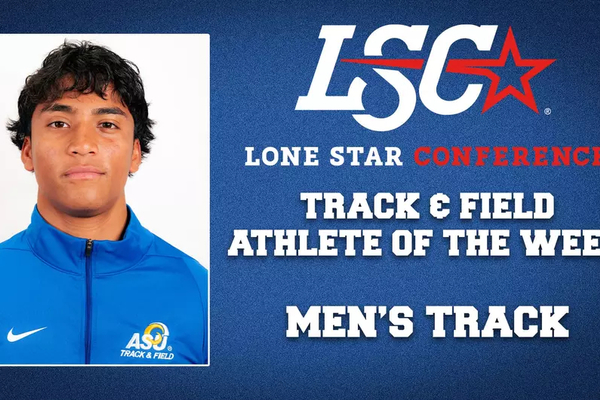 Representation of the achievement named 'ASU's Patanpatan Earns LSC Track & Field Weekly Award'.