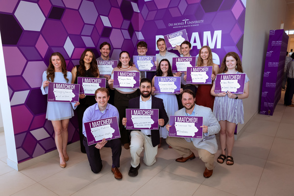 Representation of the achievement named 'DMU Osteopathic Medicine Class of 2026 Achieves 99% Match Rate '.