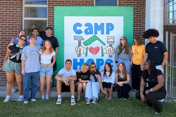 Representation of the achievement named 'Utah Tech University Students Give Back During Alternative Spring Break Trip'.