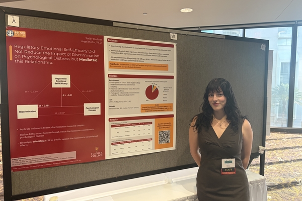 Representation of the achievement named 'Shelby Kushner Earns Regional Recognition at Southeastern Psychological Association Convention'.