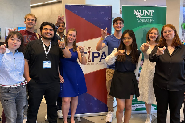 Ram Media students and faculty who attended the 2026 TIPA Convention