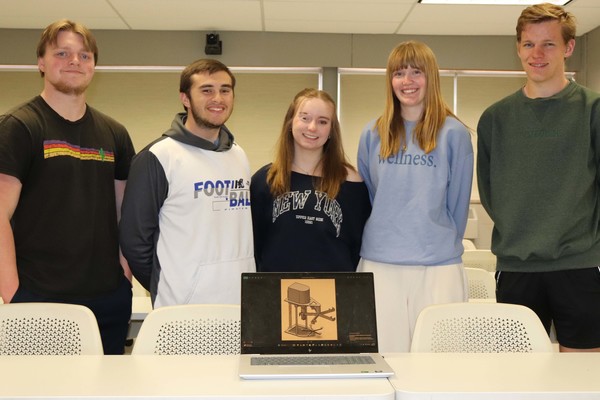 Representation of the achievement named 'Young SDSU team qualifies for finals of NASA contest'.