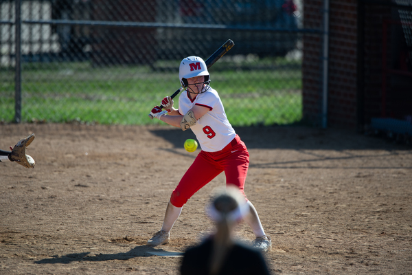 Ashby batting against Loras on 3/21/26 (Kent Kriegshauser/Monmouth College)
