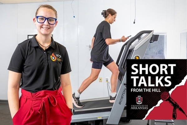 Representation of the achievement named 'Doctoral Student Rosie Perez Discusses Her Work in the Heat and Hydration Optimization Lab in Latest Short Talks'.