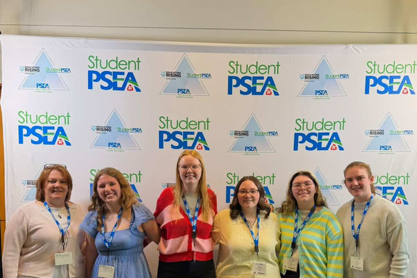 Representation of the achievement named 'Alvernia Education Association earns statewide recognition at SPSEA conference'.