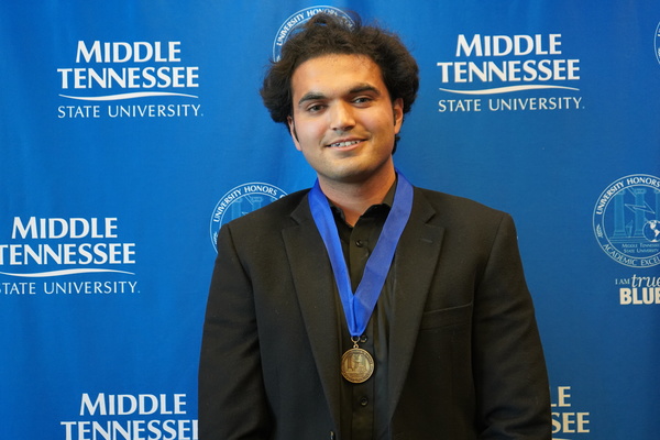 Representation of the achievement named 'Sneh Gandhi successfully defends Honors thesis at MTSU'.