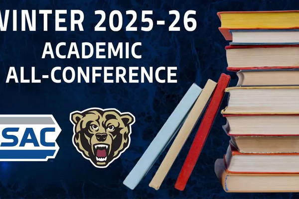 Logos and Book that say Winter 2026 Academic All-PSAC Team
