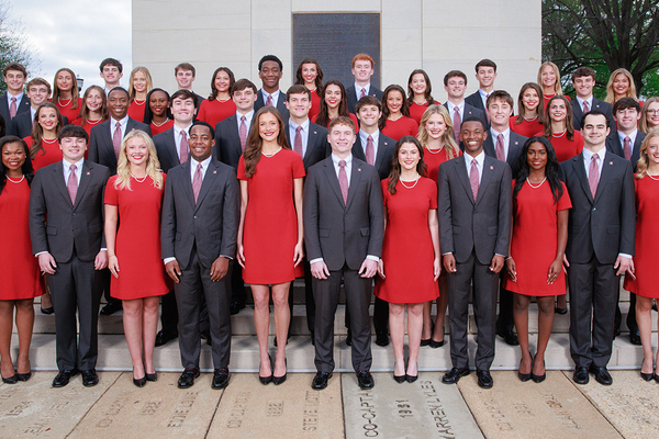 Representation of the achievement named 'Local Students Chosen to Serve as Capstone Men and Women'.