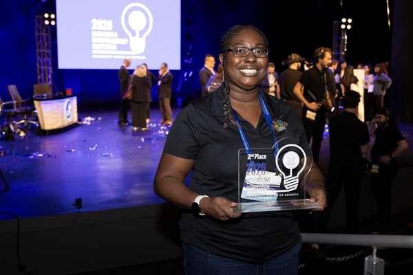 Representation of the achievement named 'KSU student places second in USG Innovation and Entrepreneurship Competition'.