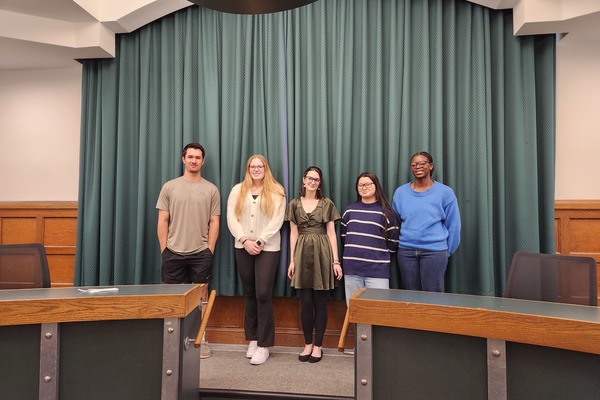 Representation of the achievement named 'McDaniel College students inducted into Kappa Mu Epsilon national honor society for mathematics '.
