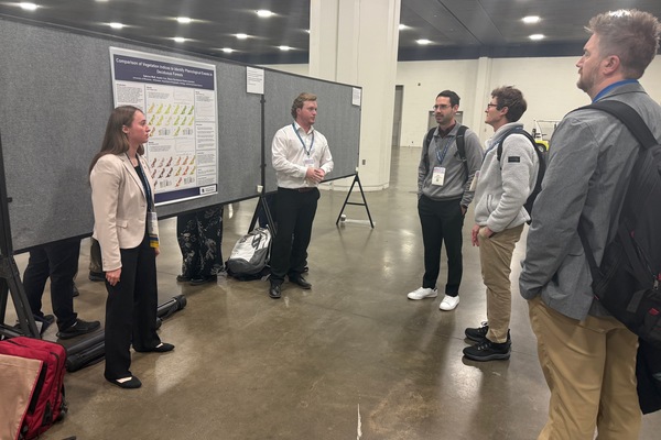 Representation of the achievement named 'UW-Whitewater students present at national conference'.