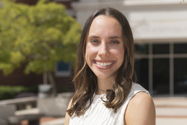 Representation of the achievement named 'Ellie Wentworth Earns College of Nursing and Health Sciences Excellence Award at VSU'.