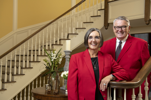 Trine University has received a lead gift from Dr. Rick L. James, alumnus and chair of the university’s Board of Trustees, and his wife, Dr. Vicki L. James, for a new building to house Trine’s business school.