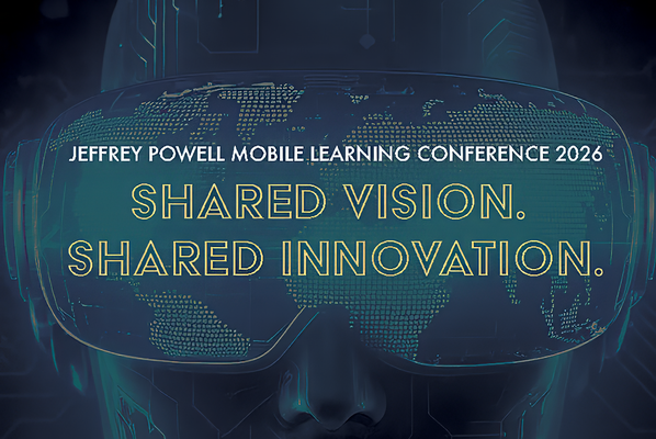 Logo for the 2026 Jeffrey Powell Mobile Learning Conference
