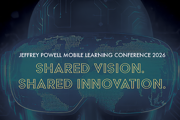 Logo for 2026 Jeffrey Powell Mobile Learning Conference at NEMCC