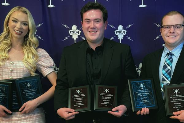 Bennett, Williamson and Spaid at this year's SINBA awards.