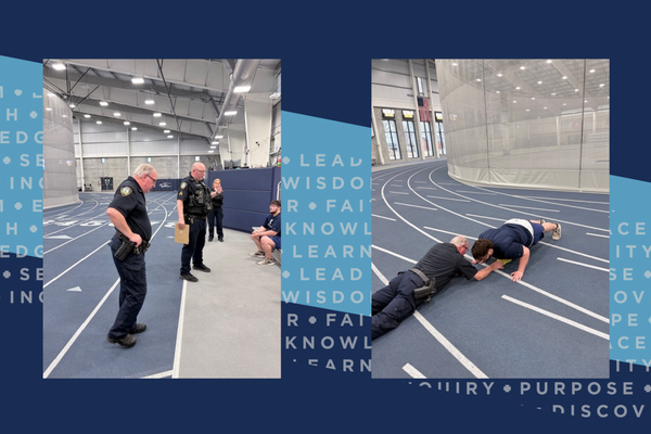 Representation of the achievement named 'Five Concordia Nebraska seniors pass Lincoln Police Department physical readiness test with "flying colors"'.