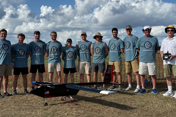 Representation of the achievement named 'Engineering Team Defies Storm, Earns Top 10 National Finish '.