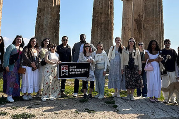 Representation of the achievement named 'East Stroudsburg University Hospitality Students Gain Global Experience in Greece'.