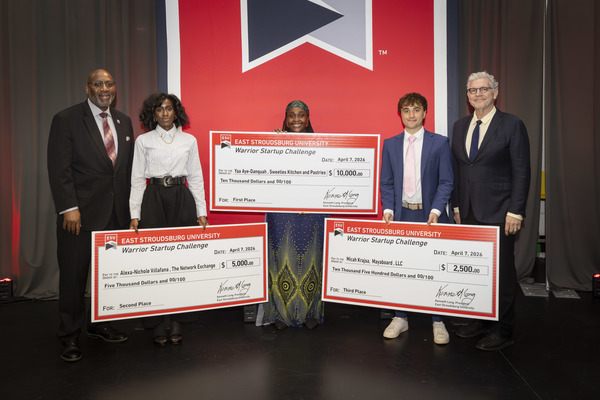 Representation of the achievement named 'East Stroudsburg University Hosts Second Warrior Startup Challenge'.