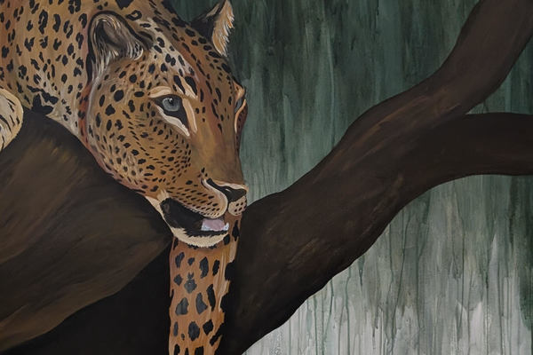 The work of Canandaigua, N.Y.,  native Aliza DeWolf confronts viewers with paintings depicting endangered animals that don’t have a voice to speak for themselves. 