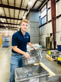 Worker, Factory, Assembly, Safety, Safety Glasses, Ear Plugs