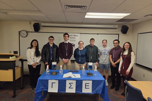 Representation of the achievement named 'Lebanon Valley College Inducts Students into Gamma Sigma Epsilon'.