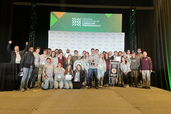 Representation of the achievement named 'MSU students earn third place overall at national landscape competition '.