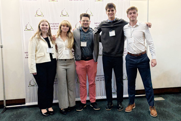 Representation of the achievement named 'Wartburg students present at Winchell Undergraduate Research Symposium'.