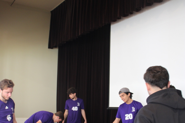 YHC students prepare meals for Rise Against Hunger. In 10 years, YHC has prepared more than 100,000 meals for the charity.
