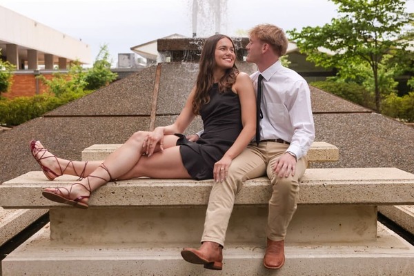 Representation of the achievement named 'A Milestone Week: Graduation, Championships, and "I Do" for UA Little Rock Couple'.
