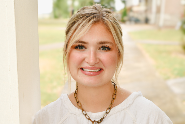 Lindsey Wilson University student Ashton Flatt '26 of Columbia, Kentucky, serves as Lindsey Wilson University student teacher this spring. Flatt is a elementary education graduate from the university.