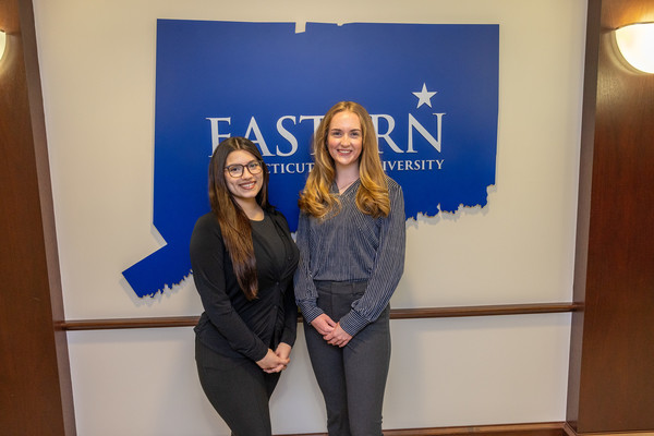 Julianna Concepción (left) and Abby Heidorn are Eastern's 2025-26 Barnard Scholars. 