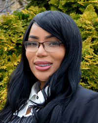 Headshot of Aqueela Talat Hassan ’21, ’23, recipient of the Master’s Professional Achievement Award