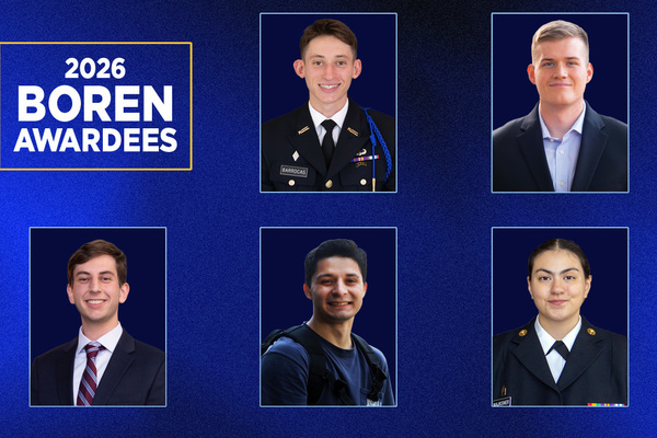 Representation of the achievement named 'Six UNG students named Boren awardees for 2026'.