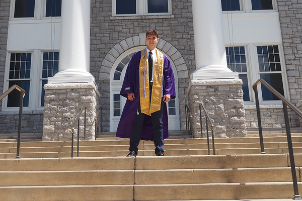Representation of the achievement named 'JMU senior excelled academically and on the pickleball court'.