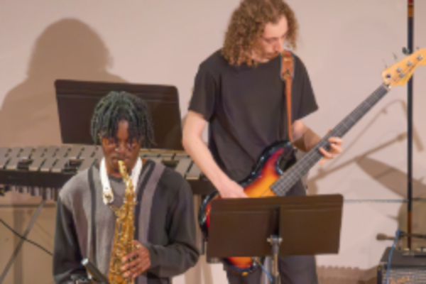 Representation of the achievement named 'Chamber Jazz Ensembles, May 5, 6 & 12'.