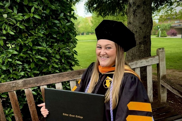 Amanda Howard graduated from Cedar Crest College on Saturday, May 9, 2026. 