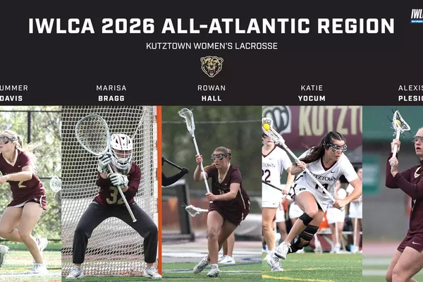 Representation of the achievement named 'Quintet of Golden Bears Earn 2026 IWLCA All-Atlantic Region Recognition'.