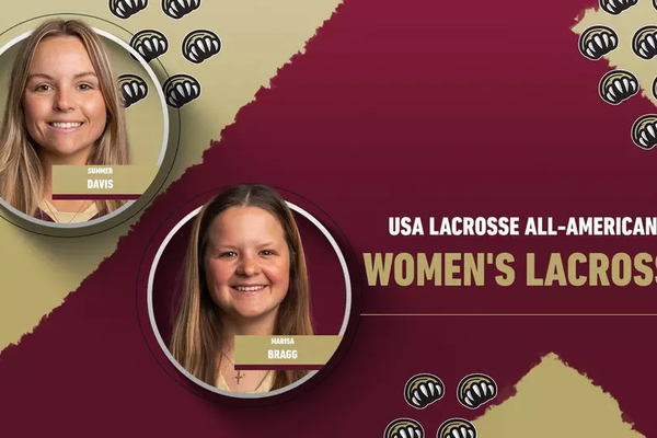 Representation of the achievement named 'Davis Receives 2026 USA Lacrosse Third Team All-America status, Bragg Honorable Mention'.