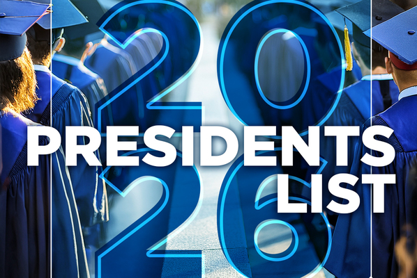 Representation of the achievement named 'STC Names 815 Students to Spring 2026 President's List'.