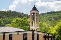 A photo of the Dalton State bell tower. 