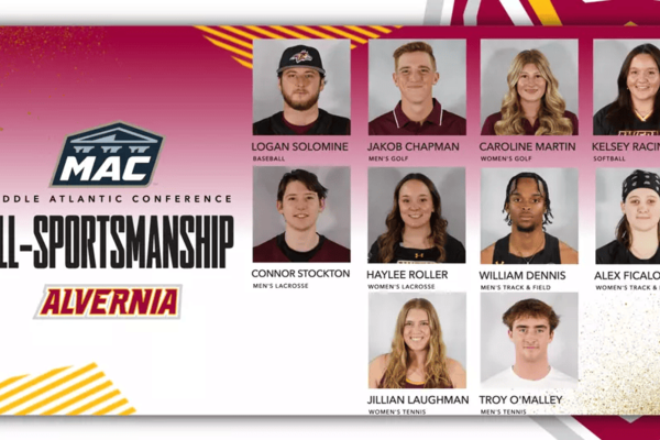 Representation of the achievement named 'Ten Golden Wolves Earn MAC All-Sportsmanship Honors'.