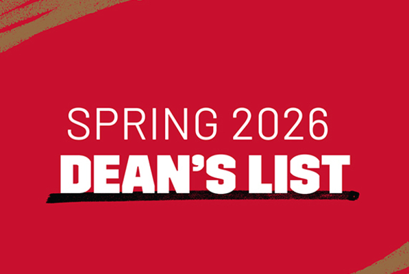 White text on a red background with black and gold accents.